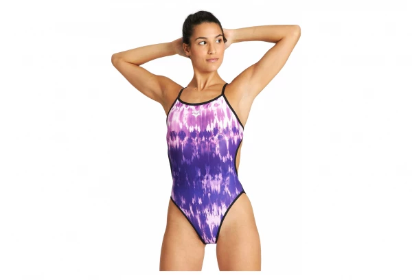 Maillot De Bain Femme Arena Tiedye Challenge Back Multi Couleurs 1 Maillot De Bain Femme Arena Tiedye Challenge Back Multi Couleurs