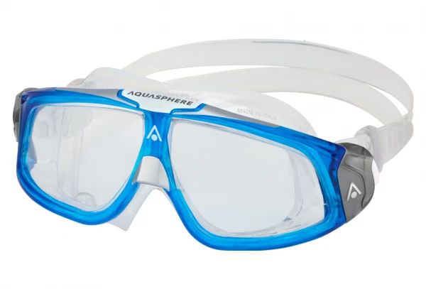 Masque De Natation Aquasphere Seal 2.0.A Light Bleu / Blanc - Verres Clairs 3 Masque De Natation Aquasphere Seal 2.0.A Light Bleu / Blanc - Verres Clairs – Image 3