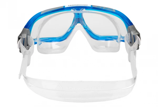Masque De Natation Aquasphere Seal 2.0.A Light Bleu / Blanc - Verres Clairs 4 Masque De Natation Aquasphere Seal 2.0.A Light Bleu / Blanc - Verres Clairs – Image 4