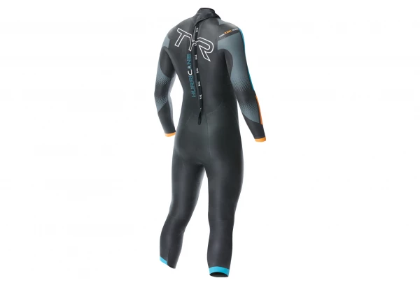 Combinaison De Triathlon TYR Hurricane Cat 2 Noir/Bleu/Orange 4 Combinaison De Triathlon TYR Hurricane Cat 2 Noir/Bleu/Orange – Image 4