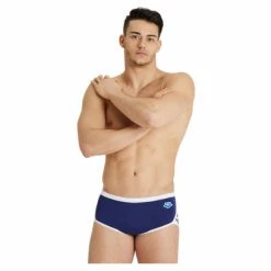 Maillot De Bain Arena Short Icons Bleu Blanc