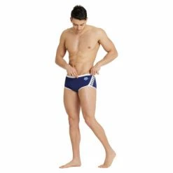 Maillot De Bain Arena Short Icons Bleu Blanc -Équipement Natation Soldes unnamed file 386