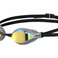 Lunettes De Natation Arena Airspeed Mirror Argent - Jaune Jaune / Noir
