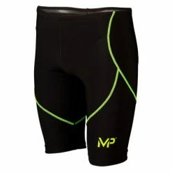 Maillot De Bain Jammer Michael Phelps MPulse Noir Jaune Fluo Homme Noir / Or