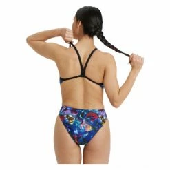 Maillot De Bain Femme Arena Challenge Back Allover Noir Multi-Couleurs -Équipement Natation Soldes unnamed file 511