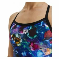 Maillot De Bain Femme Arena Challenge Back Allover Noir Multi-Couleurs -Équipement Natation Soldes unnamed file 512