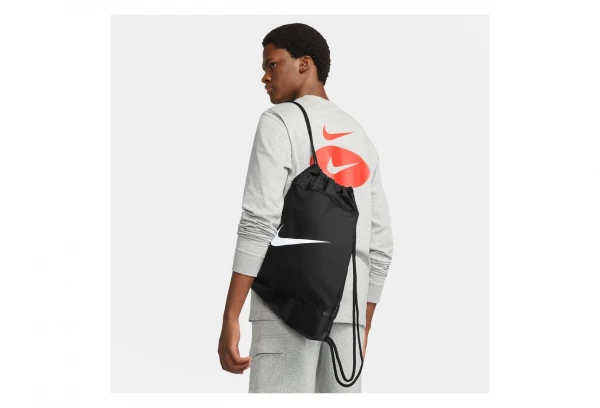 Sac De Gym Nike Brasilia 9.5 18L Noir Unisexe 3 Sac De Gym Nike Brasilia 9.5 18L Noir Unisexe – Image 3