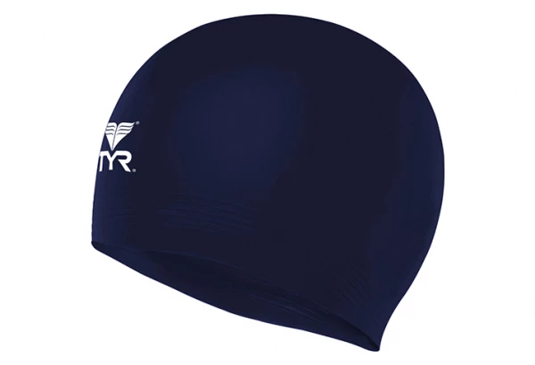 Bonnet De Bain Tyr Solid Latex Bleu Navy 1 Bonnet De Bain Tyr Solid Latex Bleu Navy