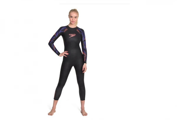 Combinaison Néoprène Femme Speedo Proton Fullsuit Noir Violet 1 Combinaison Néoprène Femme Speedo Proton Fullsuit Noir Violet
