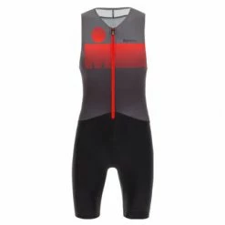 Trifonction Santini X Ironman Audax Aero Noir / Rouge