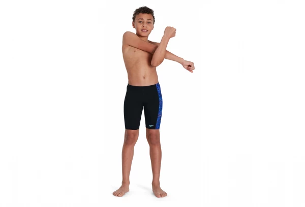 Maillot De Bain Garçon Speedo Digital Panel Noir/Bleu 2 Maillot De Bain Garçon Speedo Digital Panel Noir/Bleu – Image 2