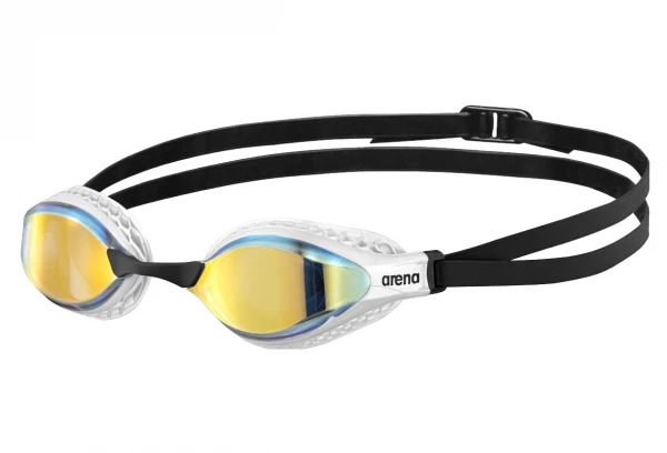 Lunettes De Natation Arena Airspeed Mirror Blanc - Or Blanc / Gris 2 Lunettes De Natation Arena Airspeed Mirror Blanc - Or Blanc / Gris – Image 2