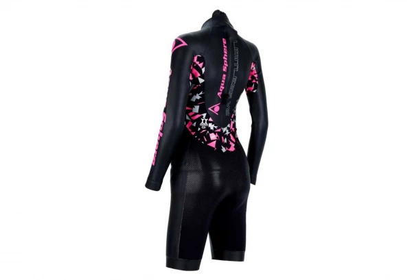 Combinaison Néoprène Femme Aquasphere Limitless Suit V2 Noir / Rose 2 Combinaison Néoprène Femme Aquasphere Limitless Suit V2 Noir / Rose – Image 2
