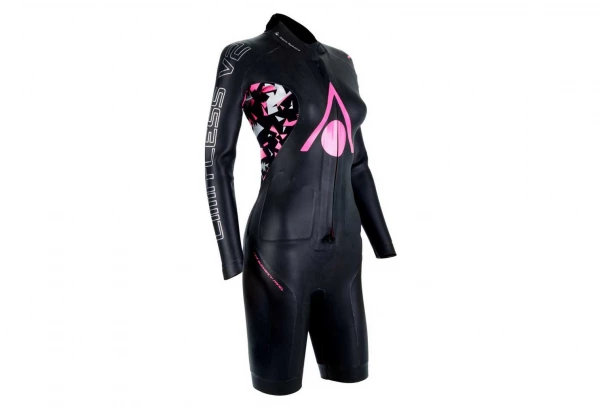 Combinaison Néoprène Femme Aquasphere Limitless Suit V2 Noir / Rose 3 Combinaison Néoprène Femme Aquasphere Limitless Suit V2 Noir / Rose – Image 3
