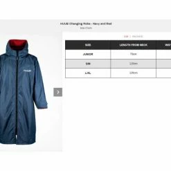 Poncho De Change Huub Bleu Rouge -Équipement Natation Soldes unnamed file 703