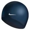 Bonnet De Bain Nike Swim Solid Silicone Training Bleu Foncé