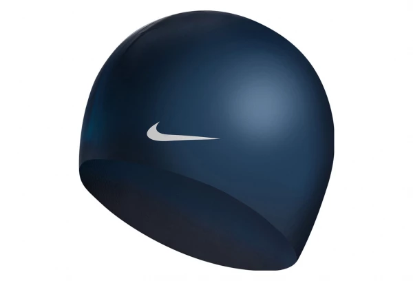 Bonnet De Bain Nike Swim Solid Silicone Training Bleu Foncé 1 Bonnet De Bain Nike Swim Solid Silicone Training Bleu Foncé