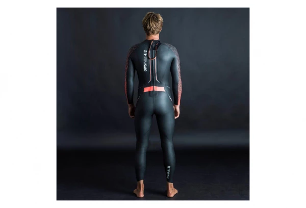 Nabaiji Combinaison De Natation Nabaji Néoprène OWS 900 Noir / Rouge 3 Nabaiji Combinaison De Natation Nabaji Néoprène OWS 900 Noir / Rouge – Image 3