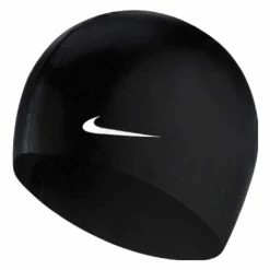 Bonnet De Bain Nike Swim Solid Silicone Training Noir
