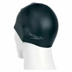 Bonnet De Bain Speedo Silicone Noir -Équipement Natation Soldes unnamed file 787