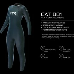 Tyr Combinaison De Triathlon Sans Manche Femme Hurricane C1 Noir -Équipement Natation Soldes unnamed file 803