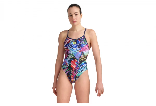 Maillot De Bain 1 Pièce Arena Allover Lace Back Multi Couleurs 1 Maillot De Bain 1 Pièce Arena Allover Lace Back Multi Couleurs