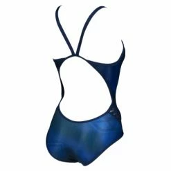 Maillot De Bain 1-Pièce Femme Arena Iconic Super Fly Back Bleu -Équipement Natation Soldes unnamed file 843