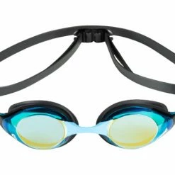 Lunettes De Natation Arena Cobra Swipe Mirror Noir Jaune
