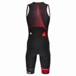 Combinaison Trifonction Sans Manche Santini X IronMan Ikaika Noir/Rouge Noir / Rouge -Équipement Natation Soldes unnamed file 85