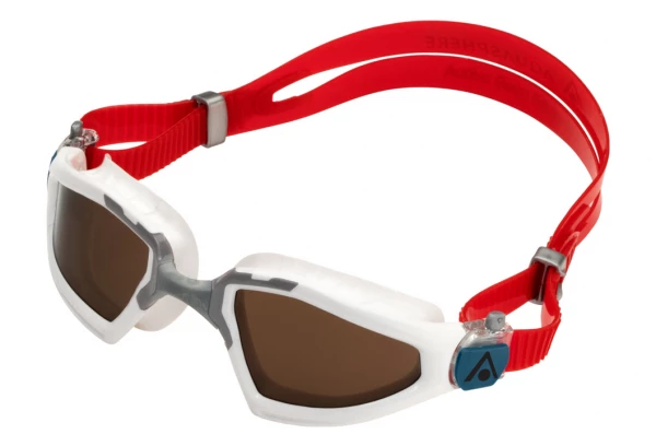 Lunettes De Bain Aquasphere Kayenne Pro Transparent Blanc / Gris - Verres Polarisés 3 Lunettes De Bain Aquasphere Kayenne Pro Transparent Blanc / Gris - Verres Polarisés – Image 3