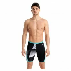 Maillot De Bain Arena Icons Jammer Noir Bleu