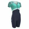 Combinaison Trifonction Van Rysel Trisuit Courte Distance Bleu Femme
