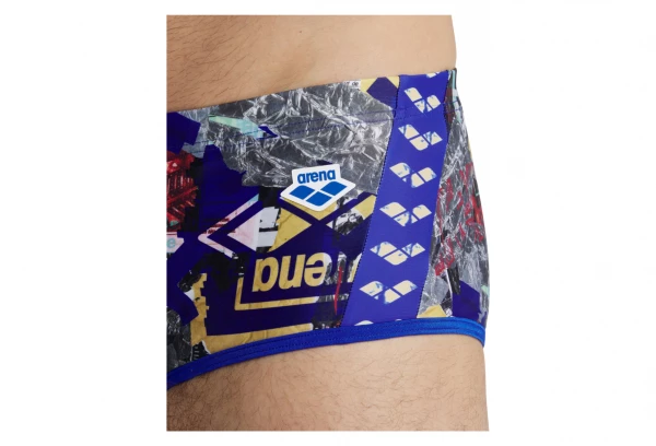 Maillot De Bain Arena Short Icons Allover Bleu 4 Maillot De Bain Arena Short Icons Allover Bleu – Image 4