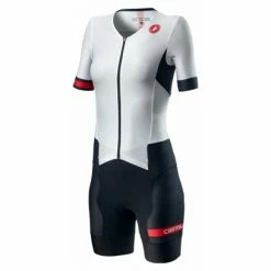 Combinaison Trifonction Femme Castelli Free Sanremo 2 W Blanc Noir