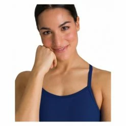 Maillot De Bain 1 Pièce Femme Arena Team Challenge Back Solid Bleu -Équipement Natation Soldes unnamed file 963