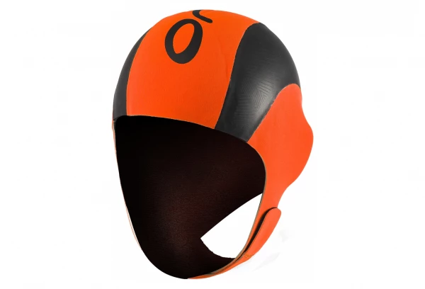 Bonnet Néoprène ORCA NEO SWIM Cap Orange Noir 1 Bonnet Néoprène ORCA NEO SWIM Cap Orange Noir
