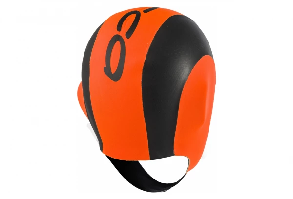 Bonnet Néoprène ORCA NEO SWIM Cap Orange Noir 2 Bonnet Néoprène ORCA NEO SWIM Cap Orange Noir – Image 2